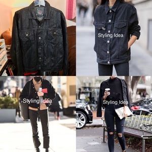 $35/70
SALE Guess Vntg Snakeskin Print Jean Jacket